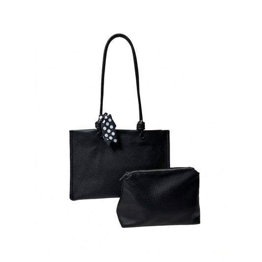Liora Mini Tote Bag - Black | 2 in 1