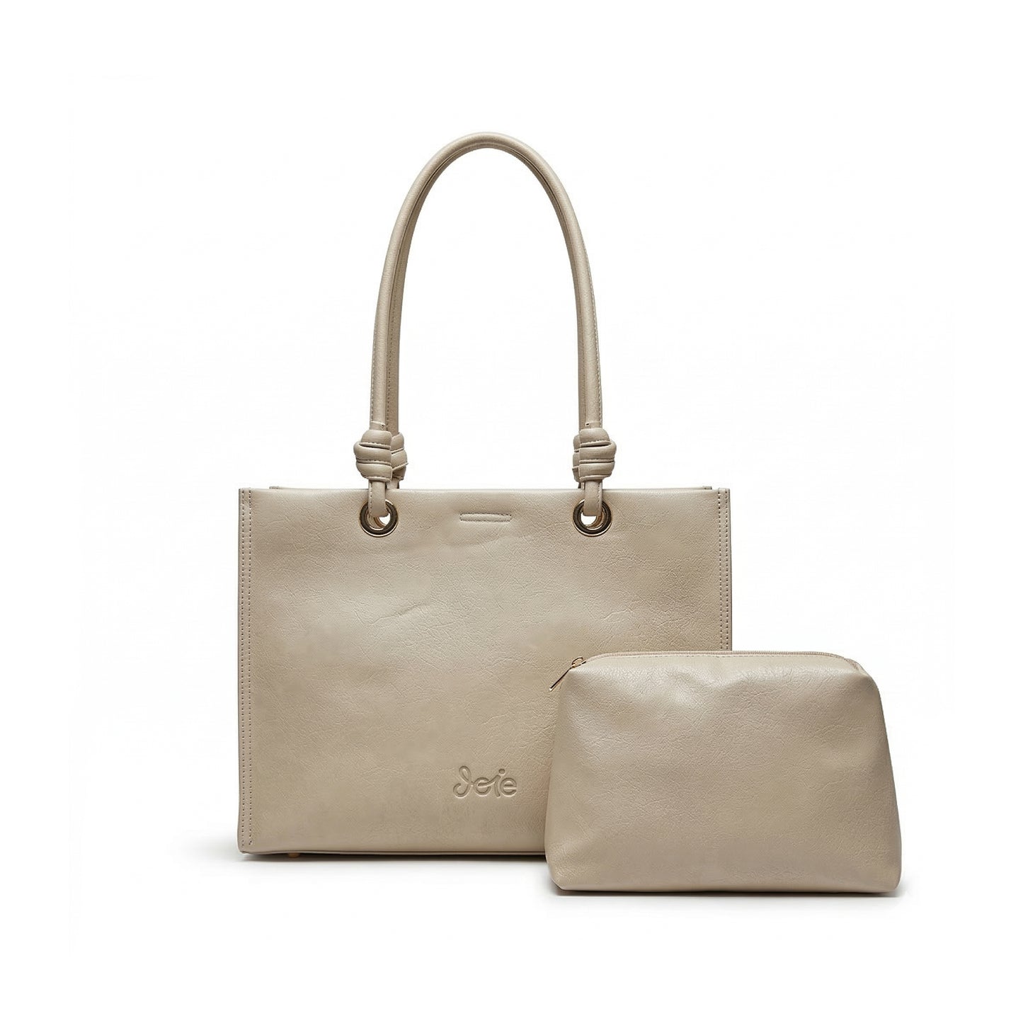 Liora Tote Bag – Off White | 2-in-1