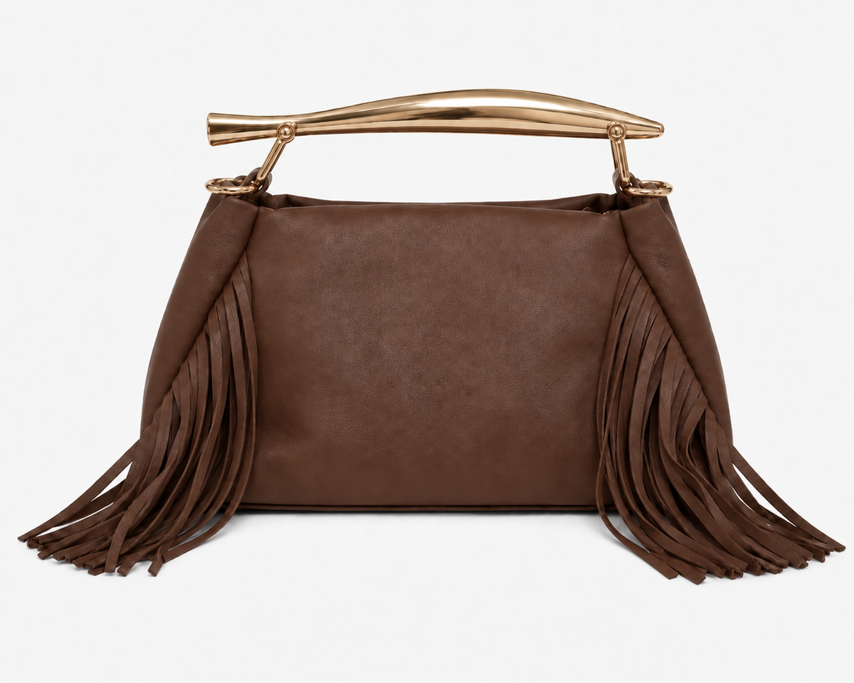 ミュージシャン PU Leather Fringe Shoulder Fringe Statement ミュージシャン PU Leather Fringe Shoulder Fringe Statement