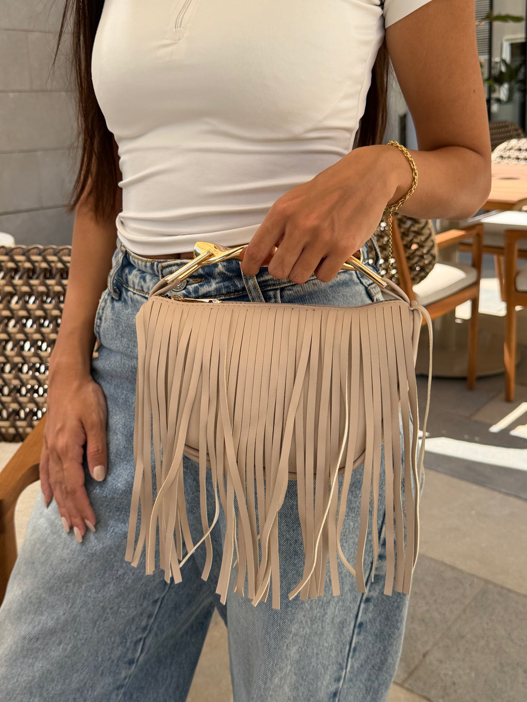Wave Handle Clutch/Cross