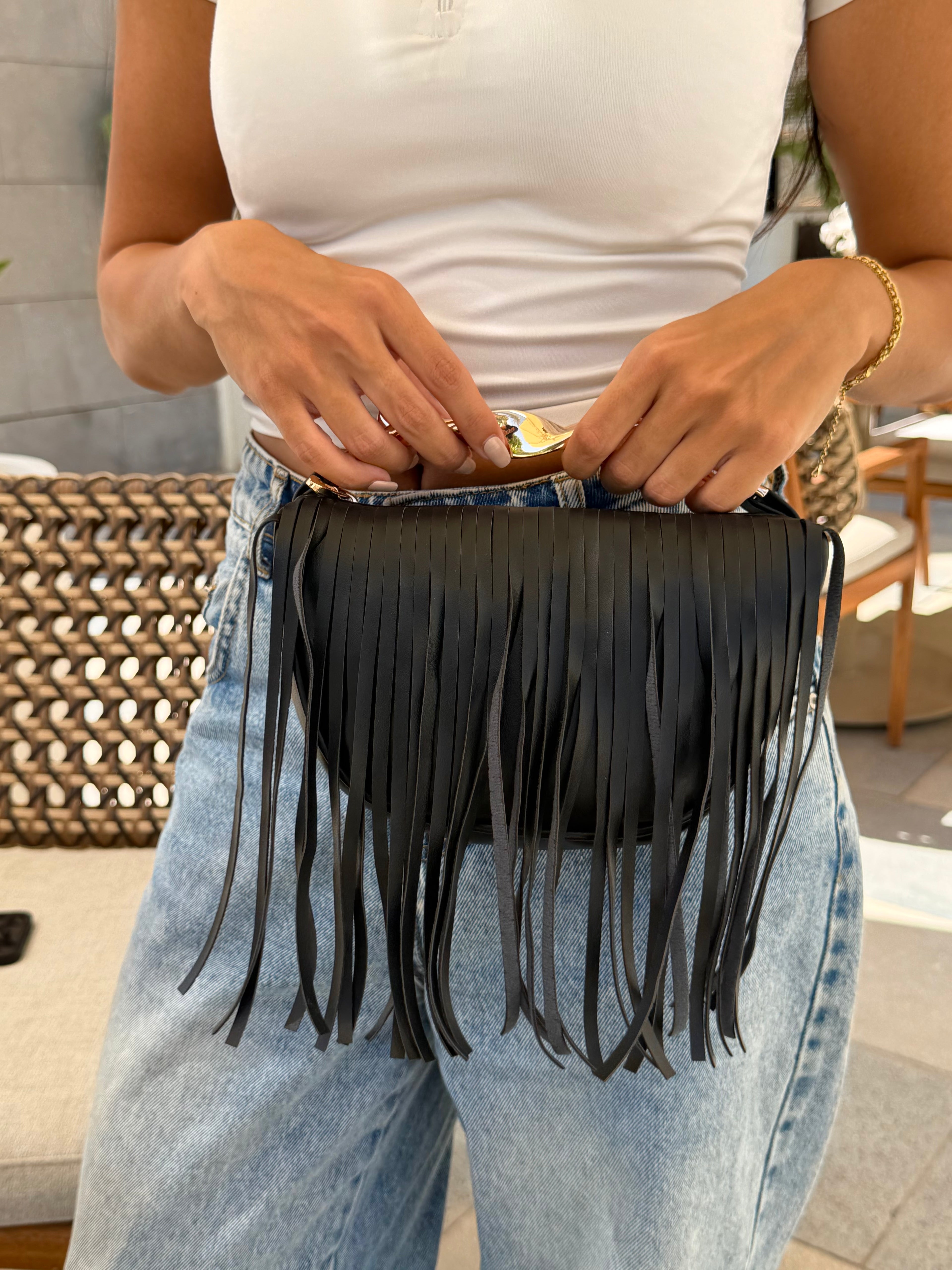 Wave Handle Clutch/Cross