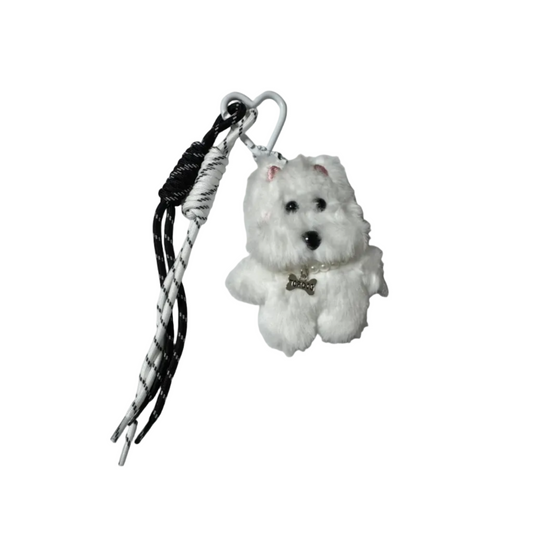 Frost Fashion Bear Charm with Woven Cords