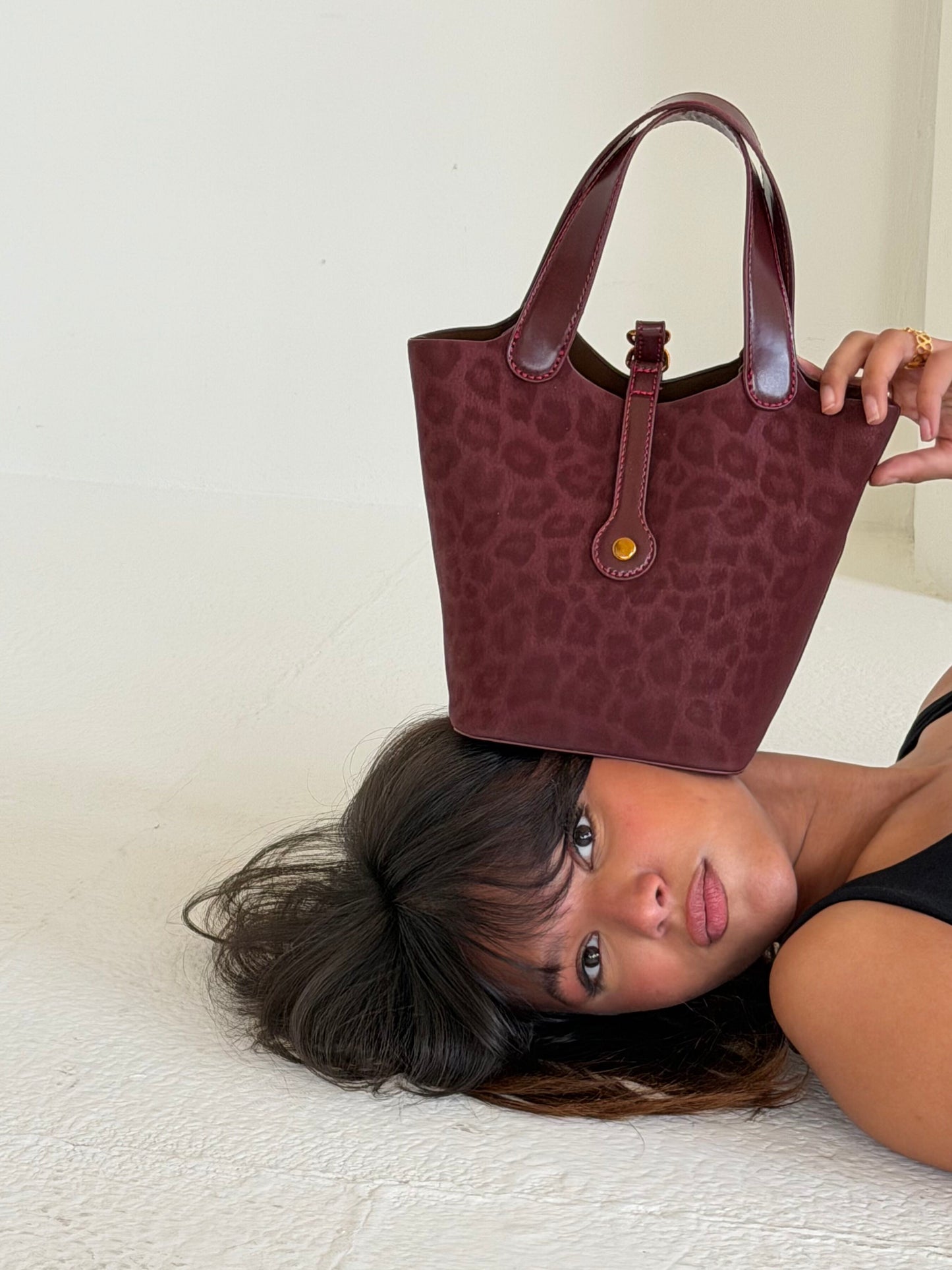 Verona Fawn Bag - Burgundy