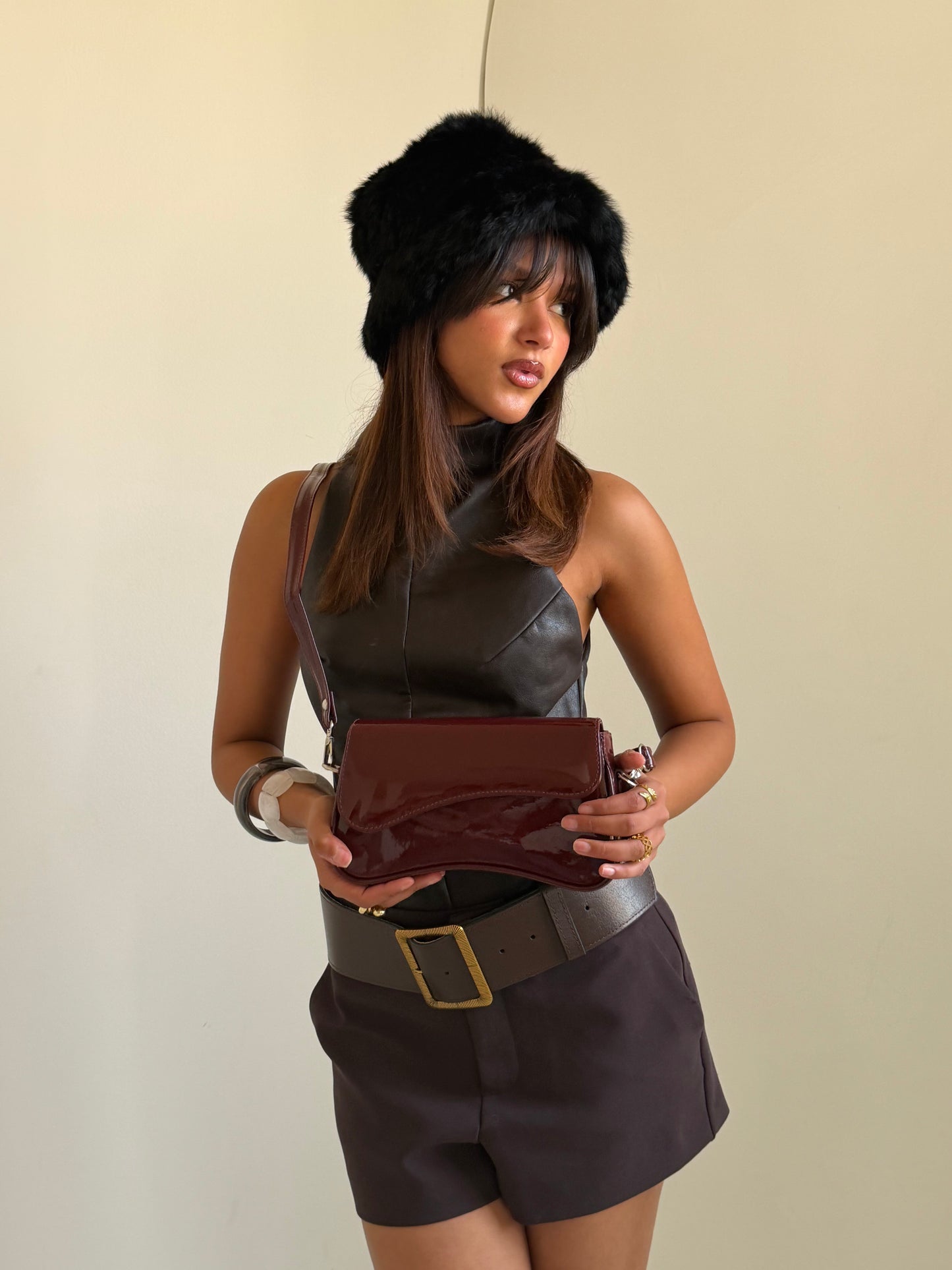 Alura Cross Bag – Burgundy