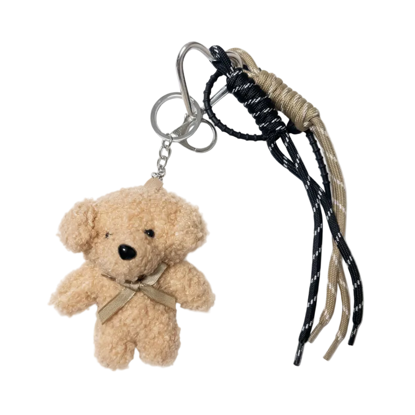 Latte Plush Bear Bag Charm by Joie