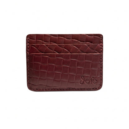 Joie Signature Cardholder – Wovenva Red