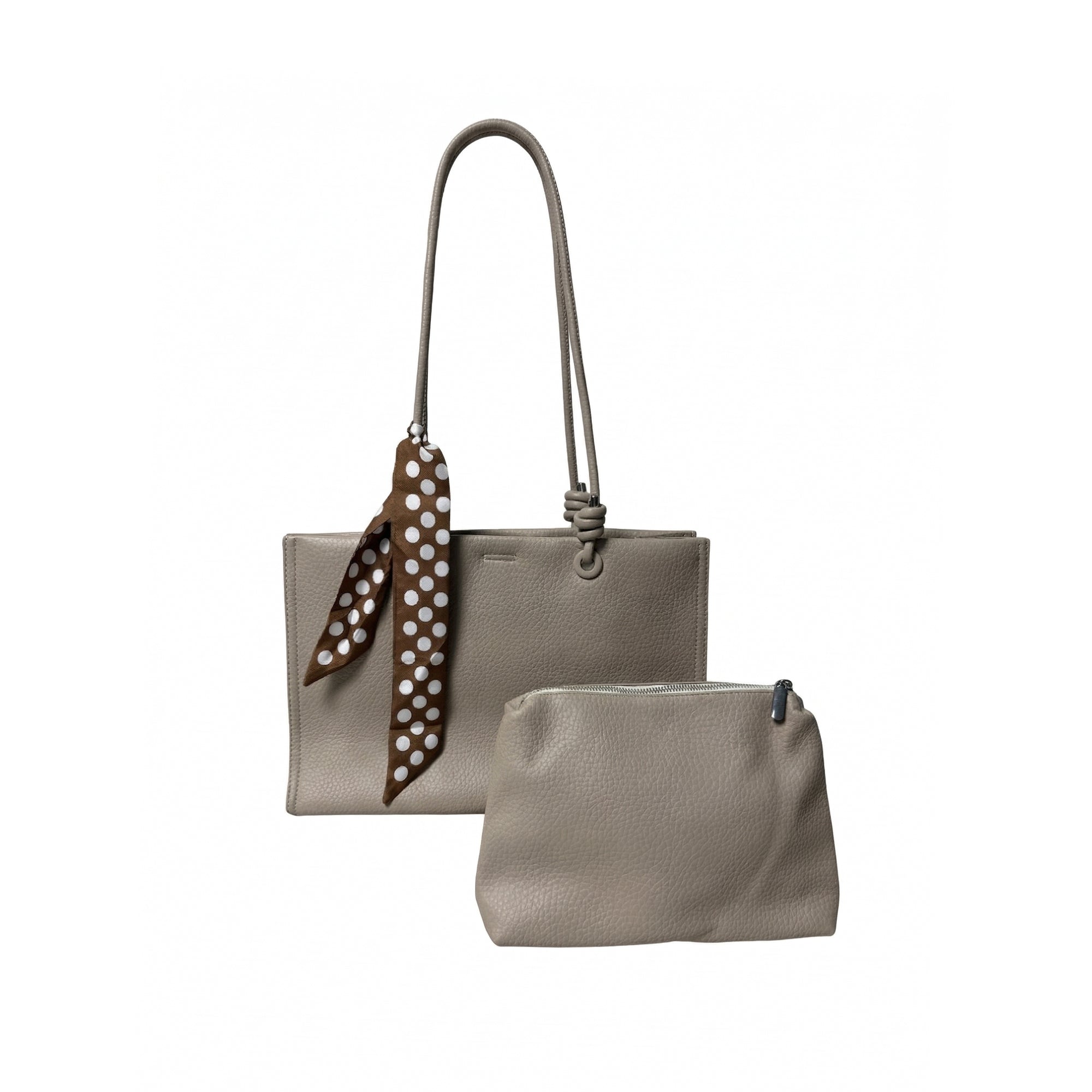 Liora Mini Tote Bag 2-in-1 Set with Scarf | Elegant 2-Piece Bag