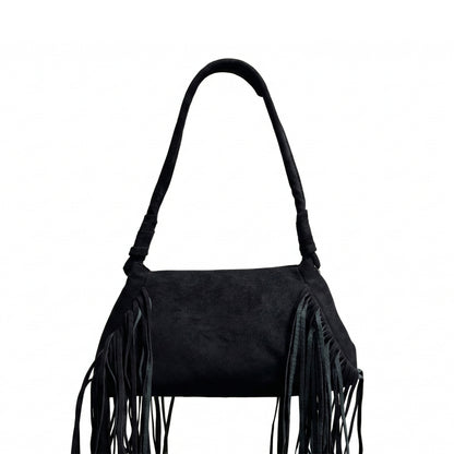 Sharoo Velvet Bag - Black