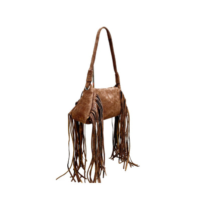 Sharoo Velvet Bag - Brown