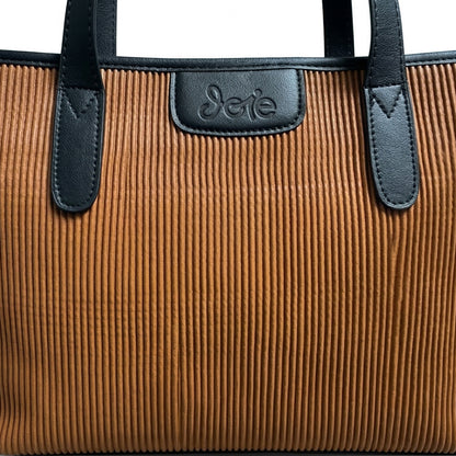 Sienna Tote Bag – Brown X Black