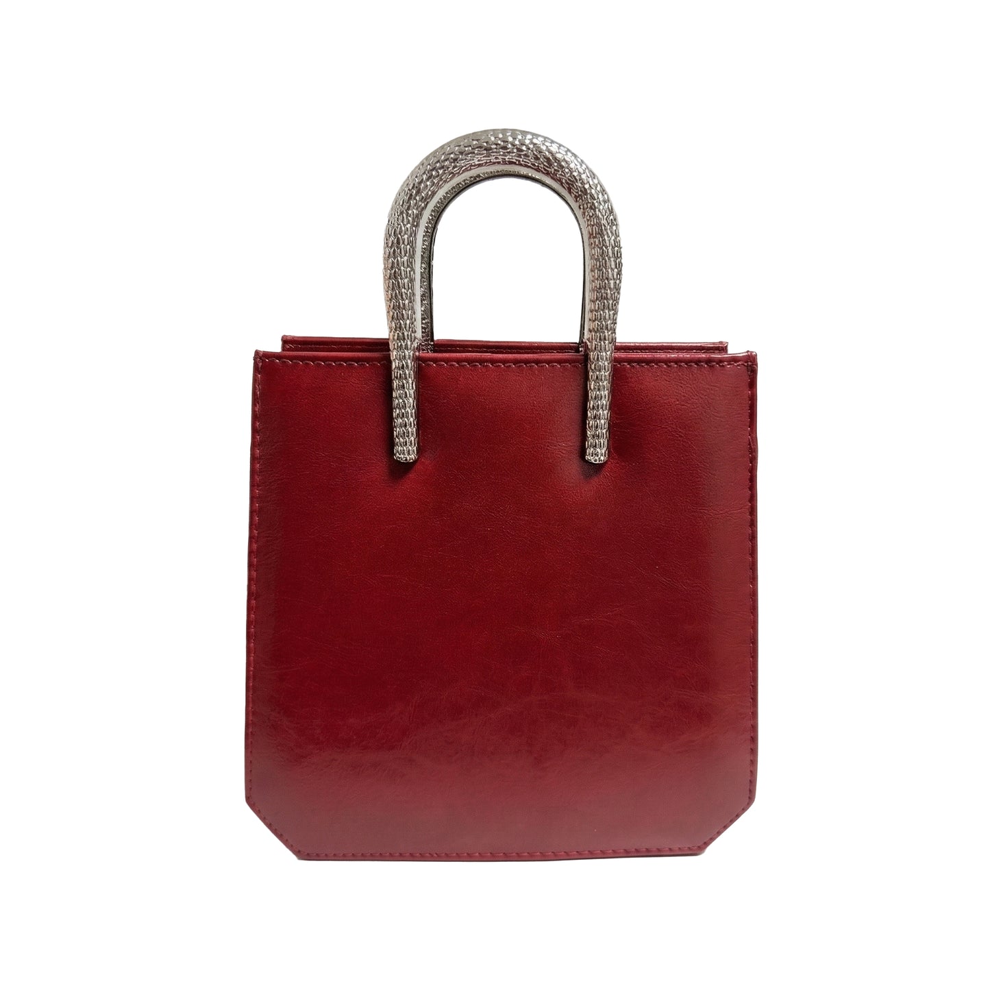 Snaky Handle Bag – Red