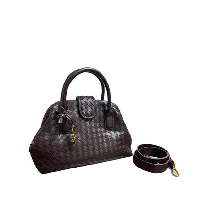 Wovenva Bag – Deep Burgundy