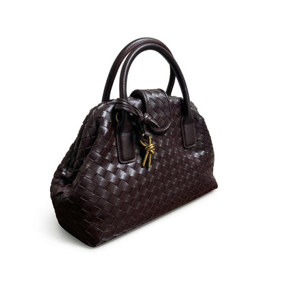 Wovenva Bag – Deep Burgundy